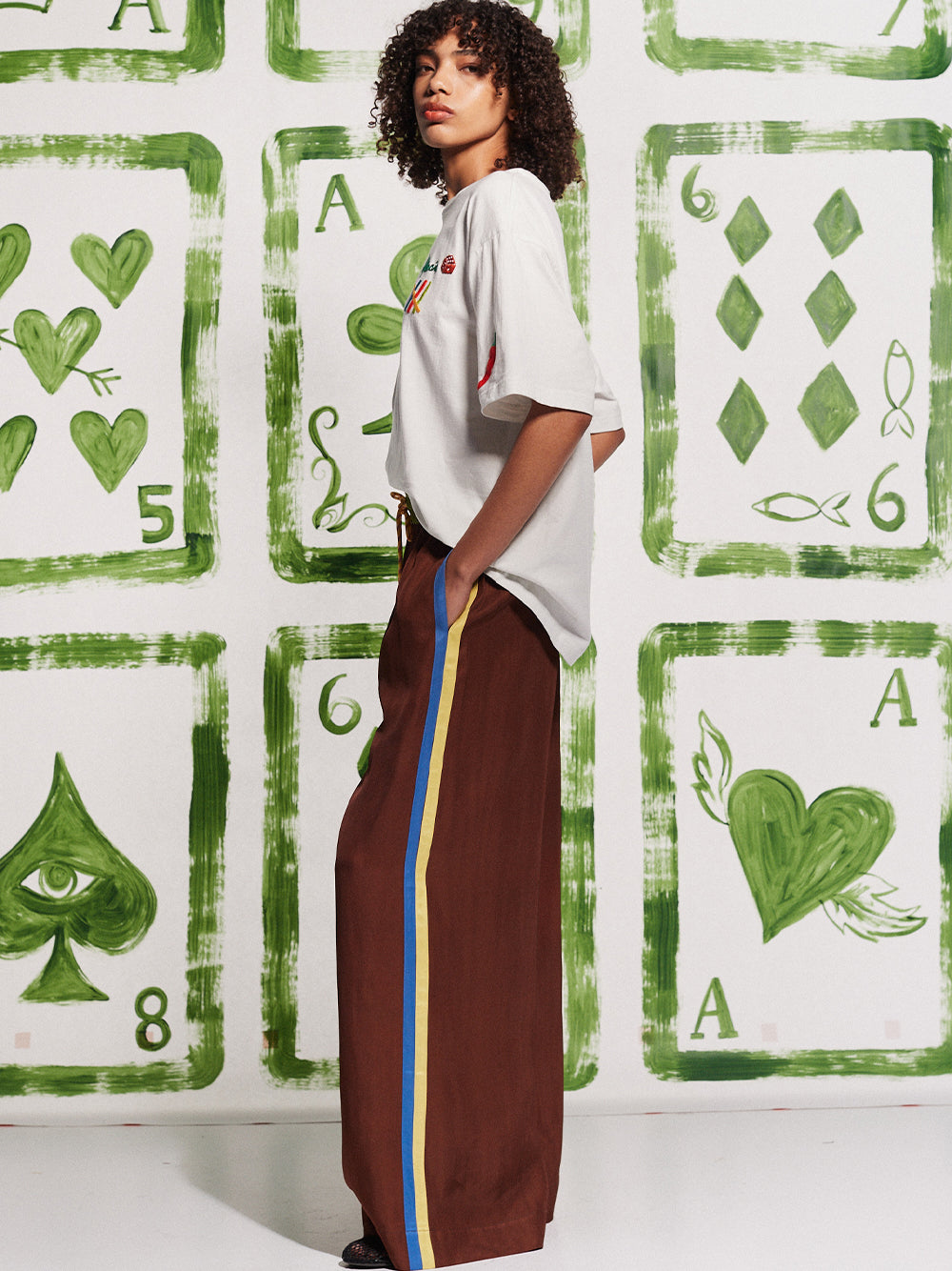 Player’s Embroidered T-shirt (White)