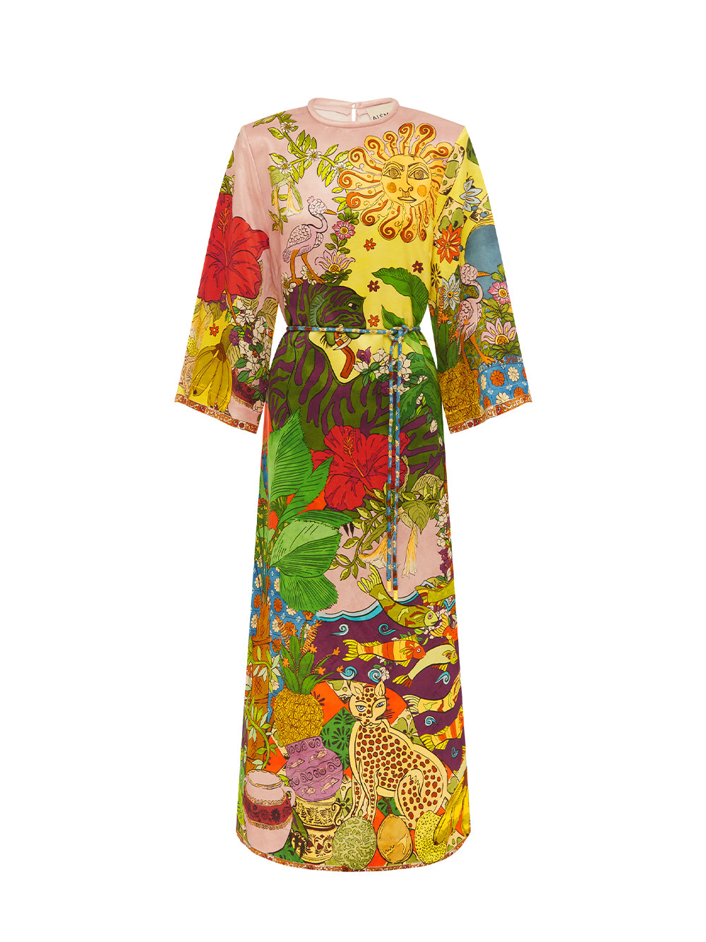 Tiger Midi Dress (Multi)
