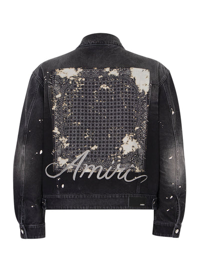 Bleach Bandana Os Denim Jacket Black