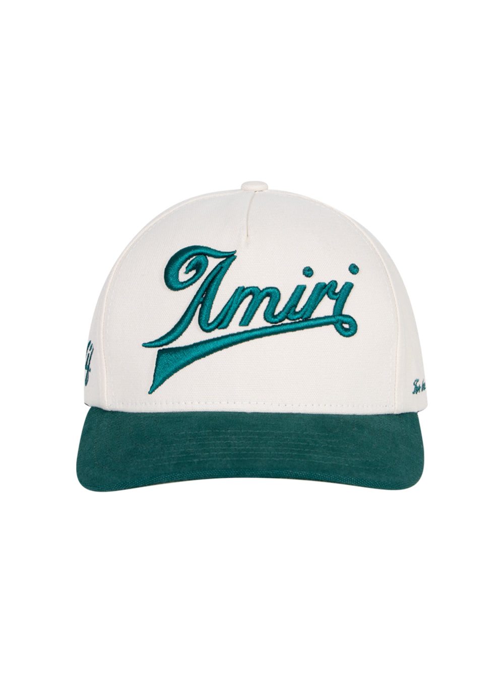 Amiri Two Tone Canvas Hat Evergreen