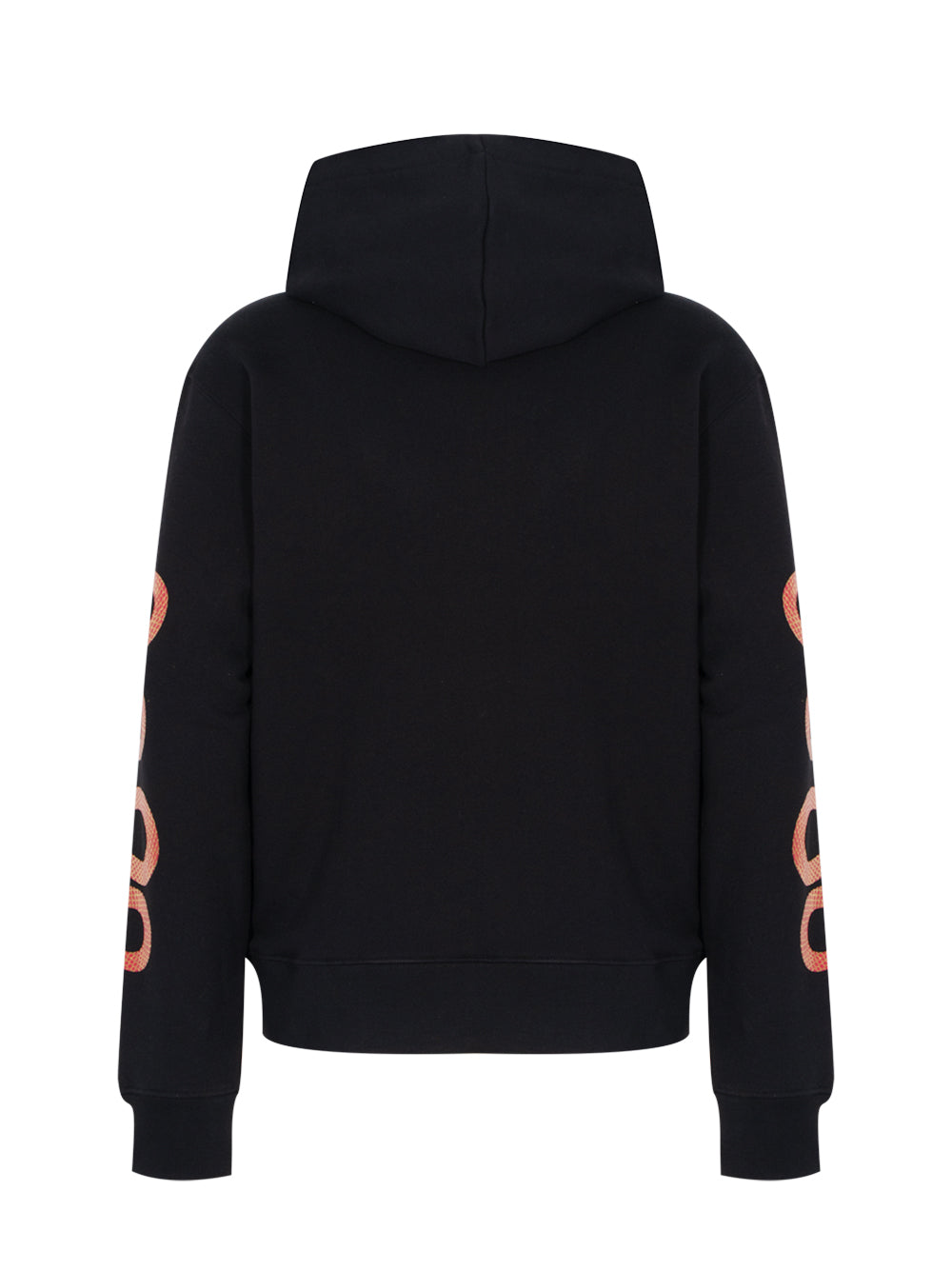 Amiri Snake-Print Hoodie Black