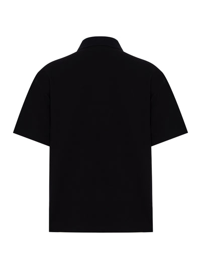 Distressed Amiri Polo Shirt Black