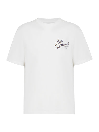 Amiri Hollywood Tee Ivory