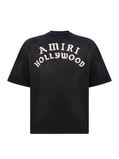 Amiri Hollywood Oversized Tee Black