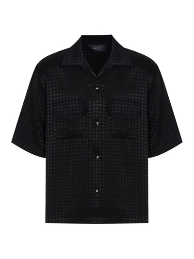 Ma Quad Jacquard Camp Shirt Black