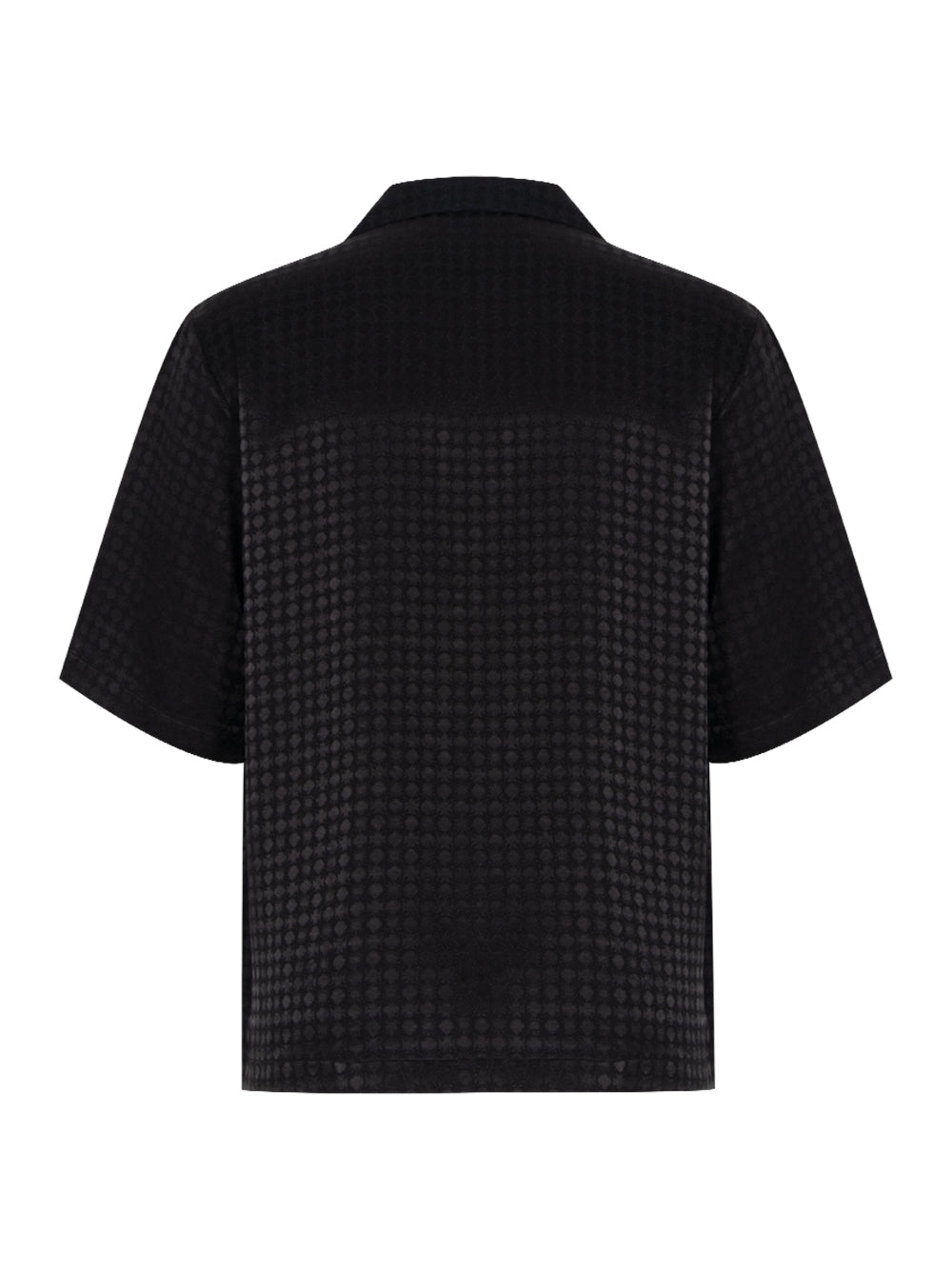 Ma Quad Jacquard Camp Shirt Black