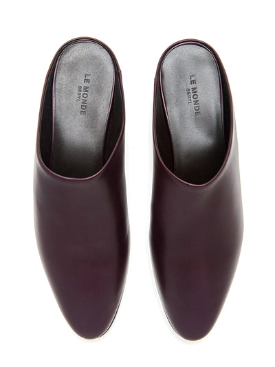 Allegra Mule Plum