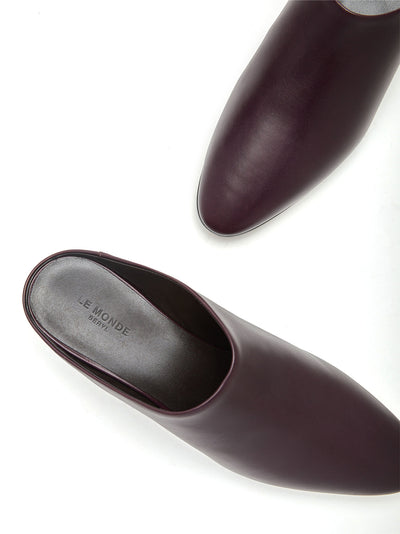 Allegra Mule Plum