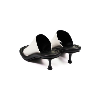 Bumper Mule White/black