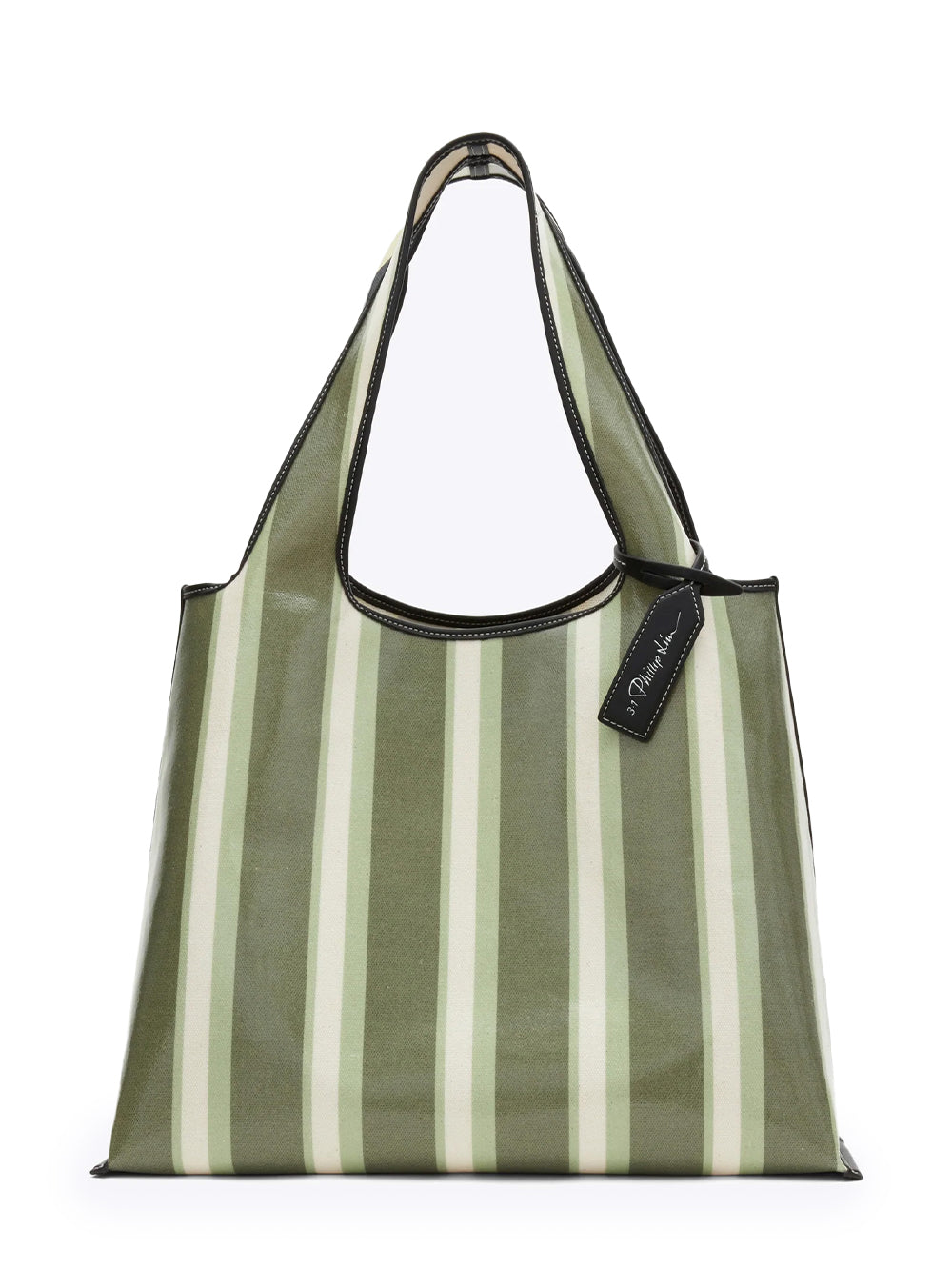 Dual Stripe Market Tote (Thyme Multi)