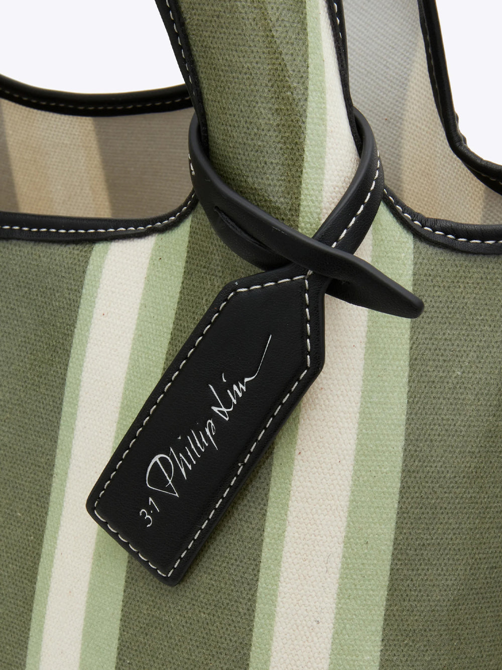 Dual Stripe Market Tote (Thyme Multi)