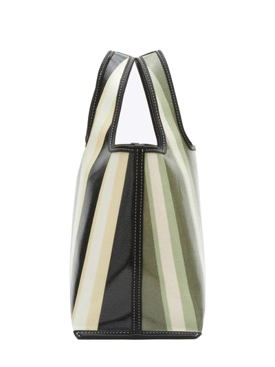 Dual Stripe Mini Market Tote (Thyme Multi)