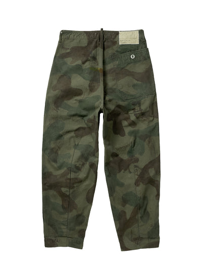 Hand Painted Camo Cargo (Green Camou)