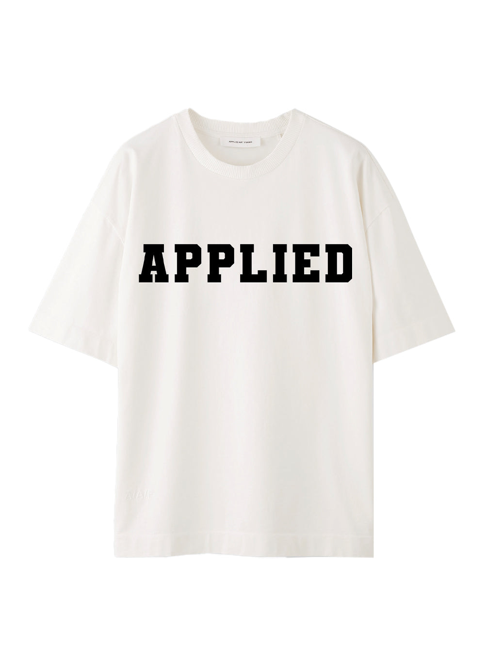 LM1-4 Oversized "Applied" T-Shirt (Light Ecru)