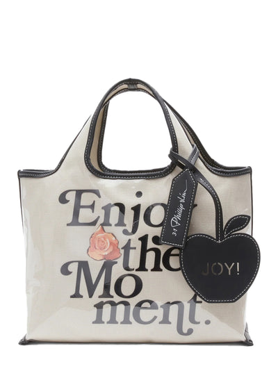 Enjoy The Moment Mini Market Tote Ecru