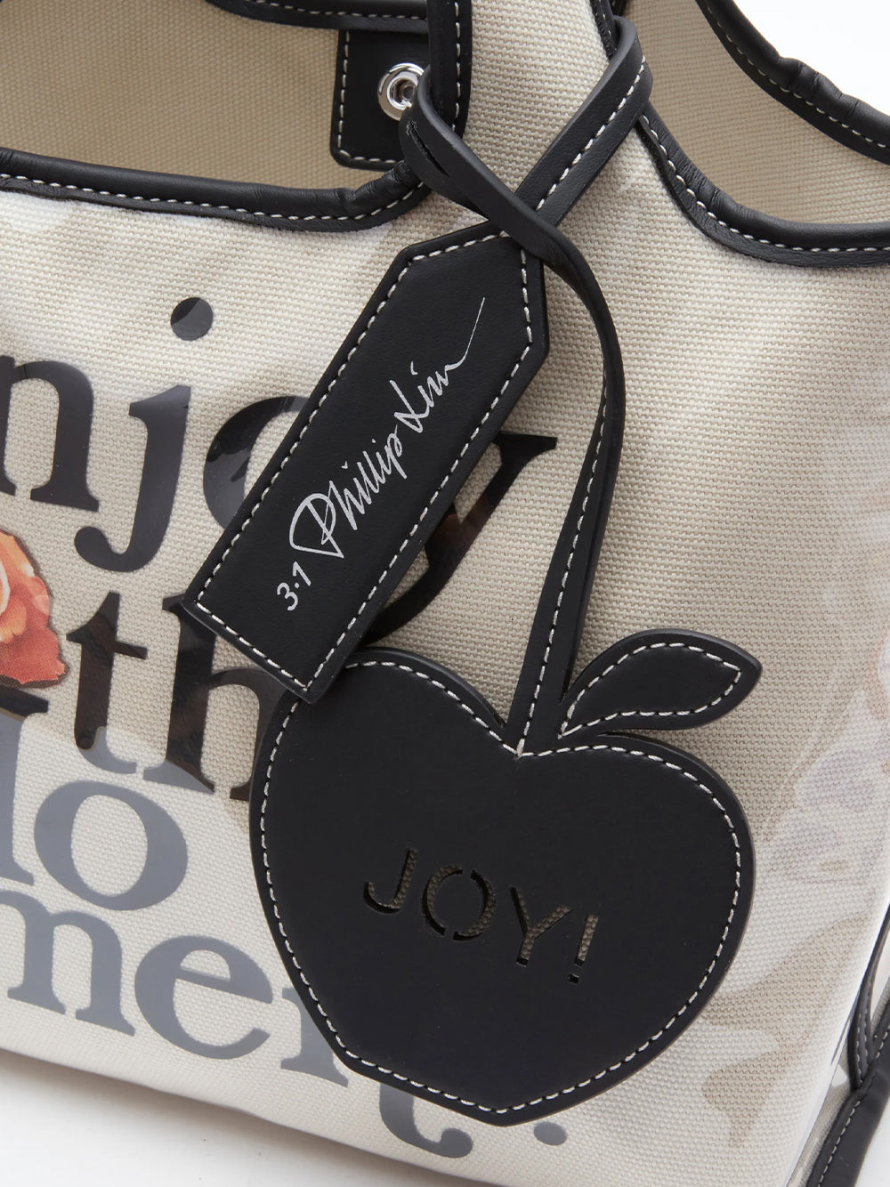 Enjoy The Moment Mini Market Tote Ecru