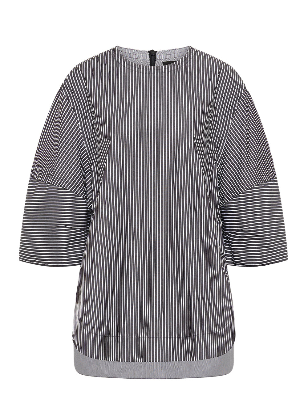 Ashton Top Charcoal Stripe