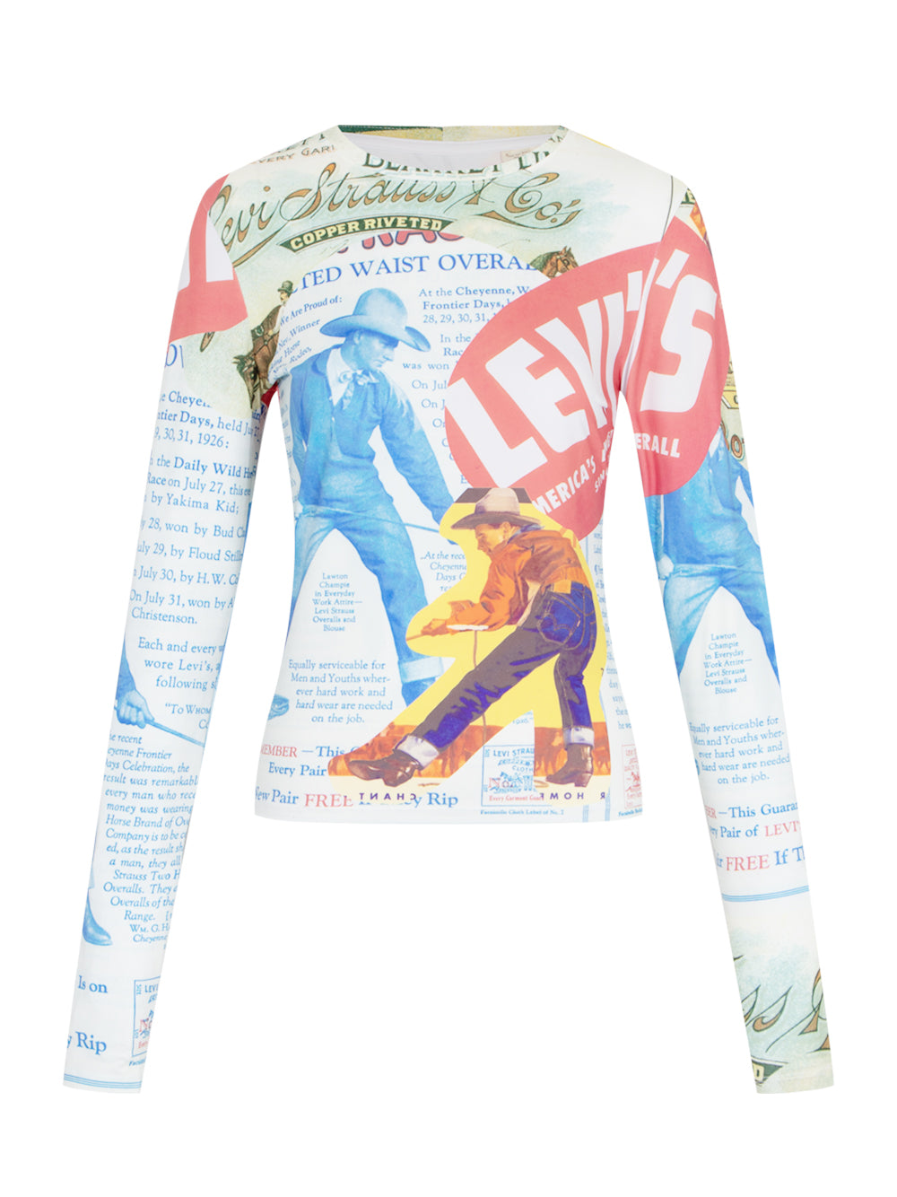 Levis x Adsb Second Skin Top Collage Print