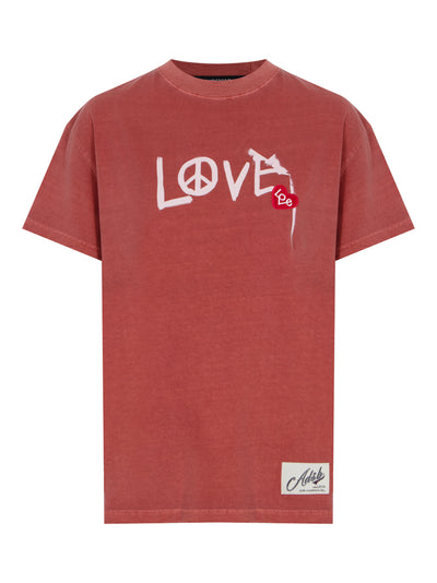 Unisex Love T-shirt Red