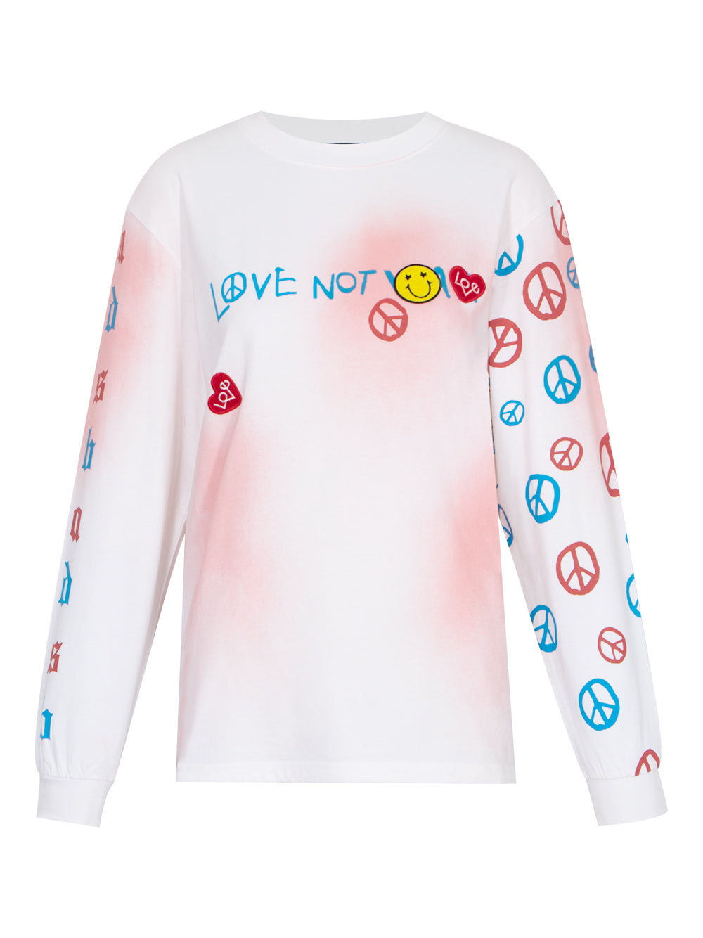 Unisex Love L/s T-shirts White