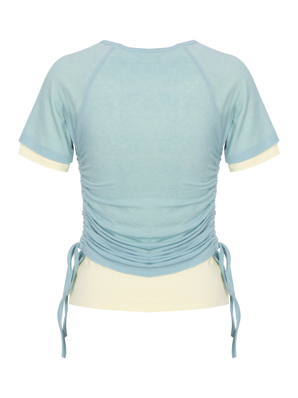 Cindy String Layred T-shirt Sky Blue