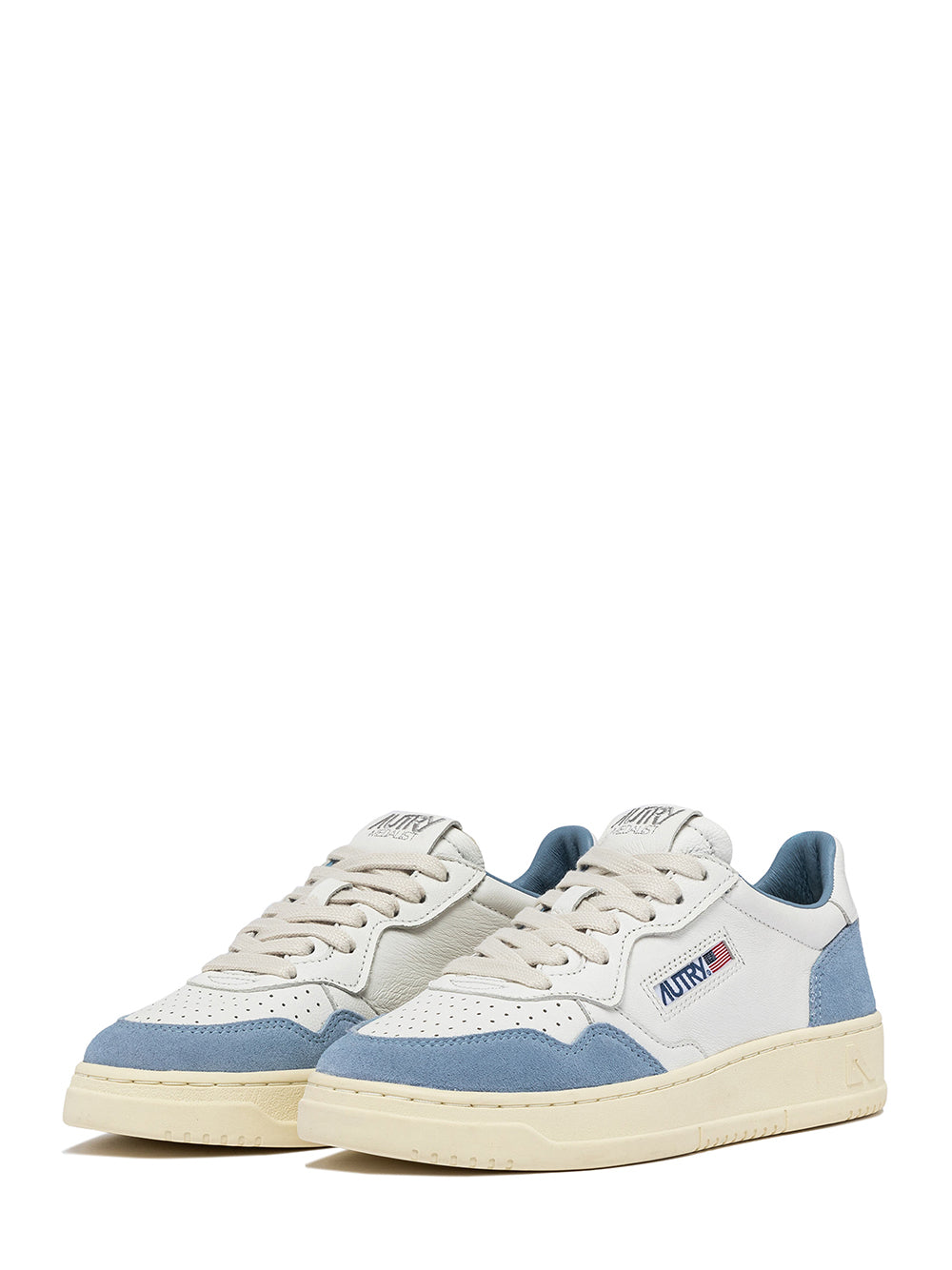 Medalist Low Sneakers (White/Light Blue) (Men)