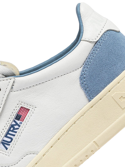 Medalist Low Sneakers (White/Light Blue) (Men)