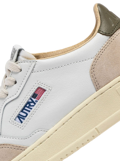 Medalist Low Sneakers (White/Covert Green) (Men)