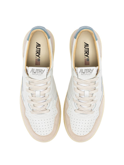 Medalist Low Sneakers (White/Silver Blue) (Men)