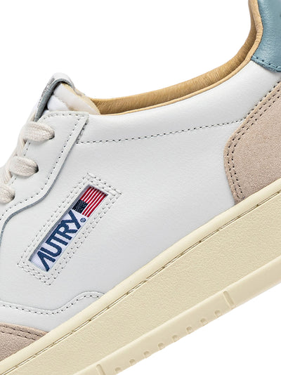 Medalist Low Sneakers (White/Silver Blue) (Men)
