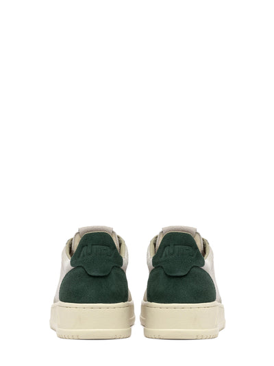 Medalist Low Tricolor Sneakers (Bottle Green/Papyrus) (Men)