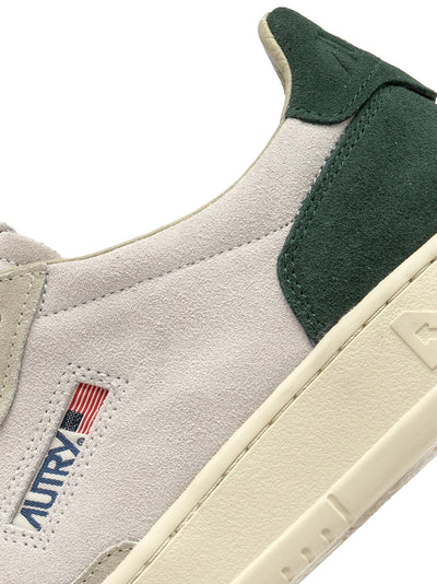 Medalist Low Tricolor Sneakers (Bottle Green/Papyrus) (Men)