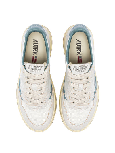 Medalist Low Sneakers (White/Silver Blue) (Men)