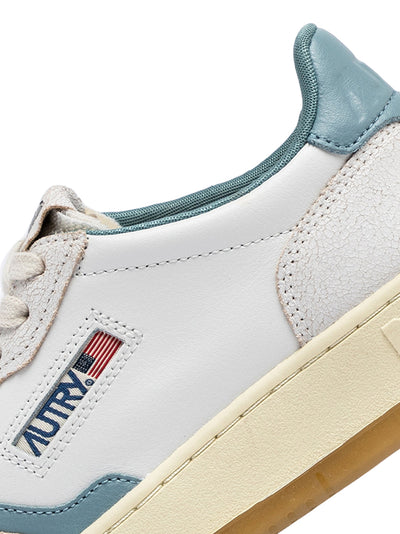 Medalist Low Sneakers (White/Silver Blue) (Men)