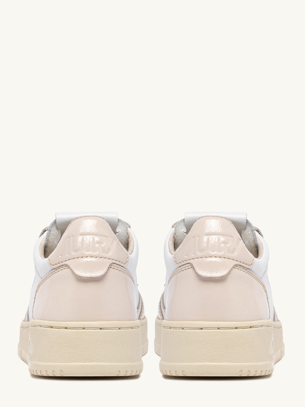 Medalist Low Sneakers (Women) (White Leather and Gold Lurex)
