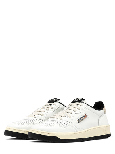 Medalist Low Sneakers In Leather (White/Black) (Women)