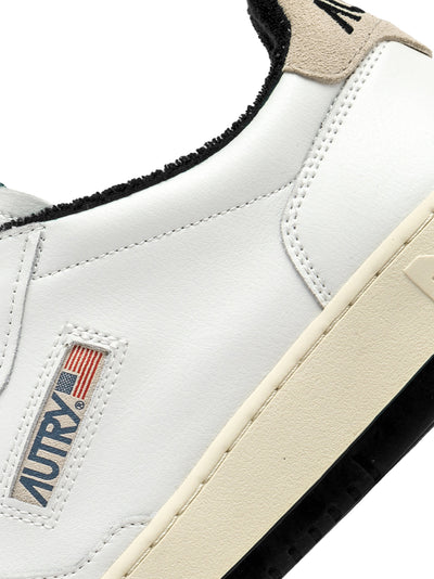 Medalist Low Sneakers In Leather (White/Black) (Women)
