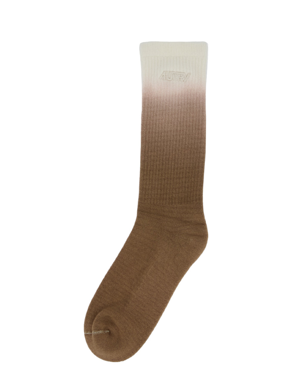 Terry Dip-Dye Logo Socks (ฺBrown)