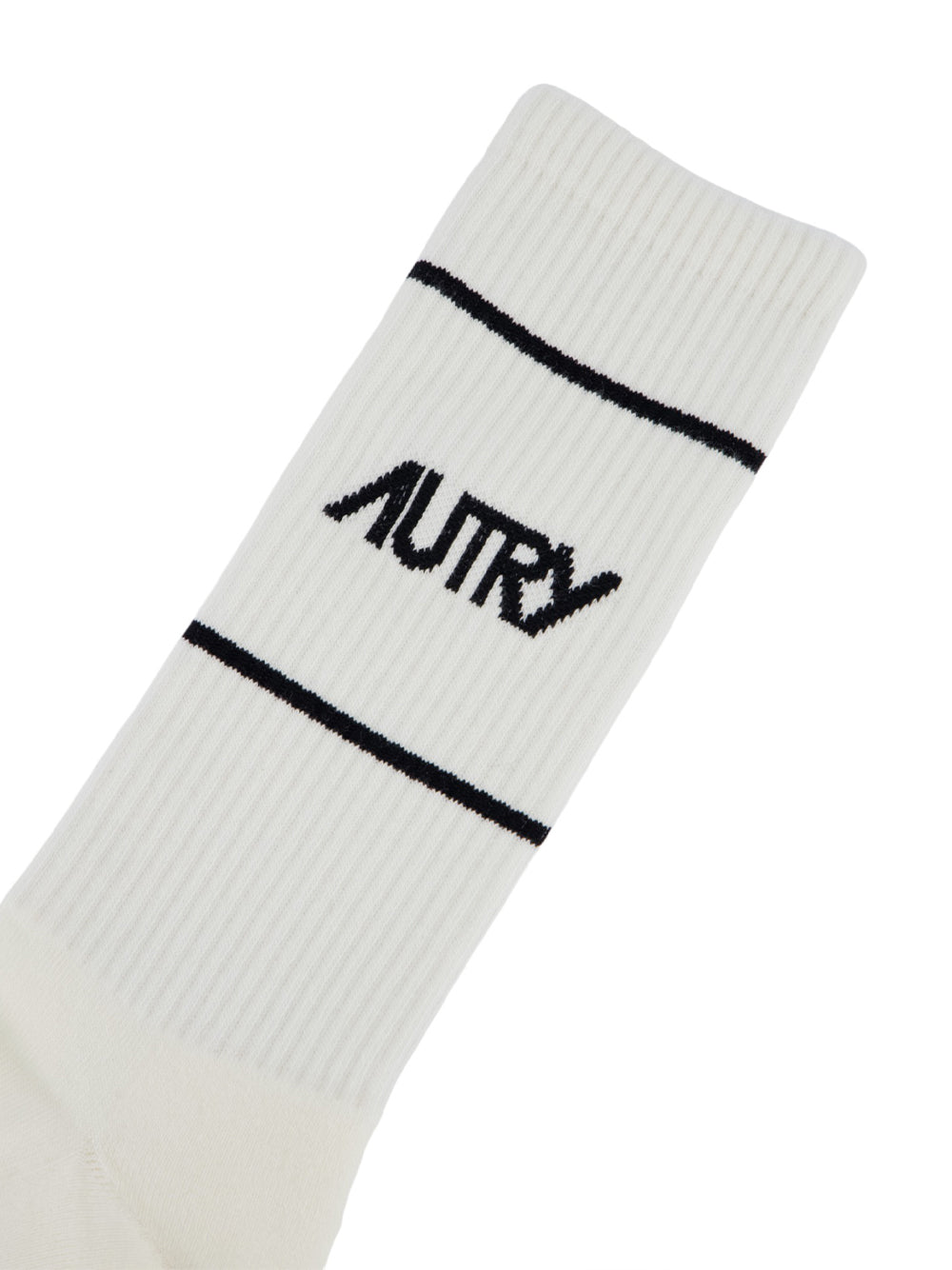 Cotton Terry With Logo Socks (White Vintage)