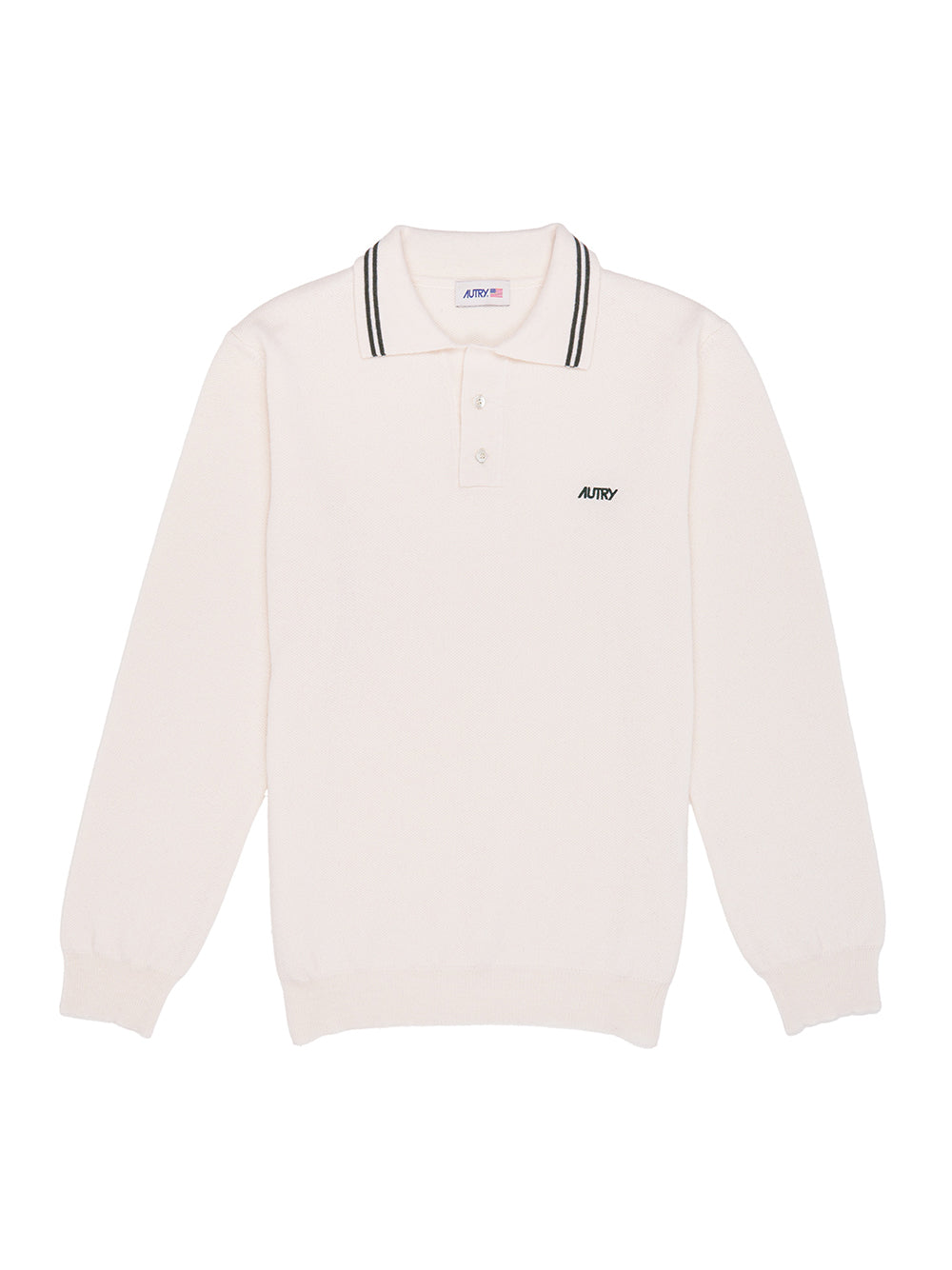 Knit Polo (White Vintage)