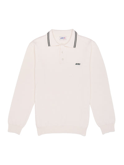 Knit Polo (White Vintage)