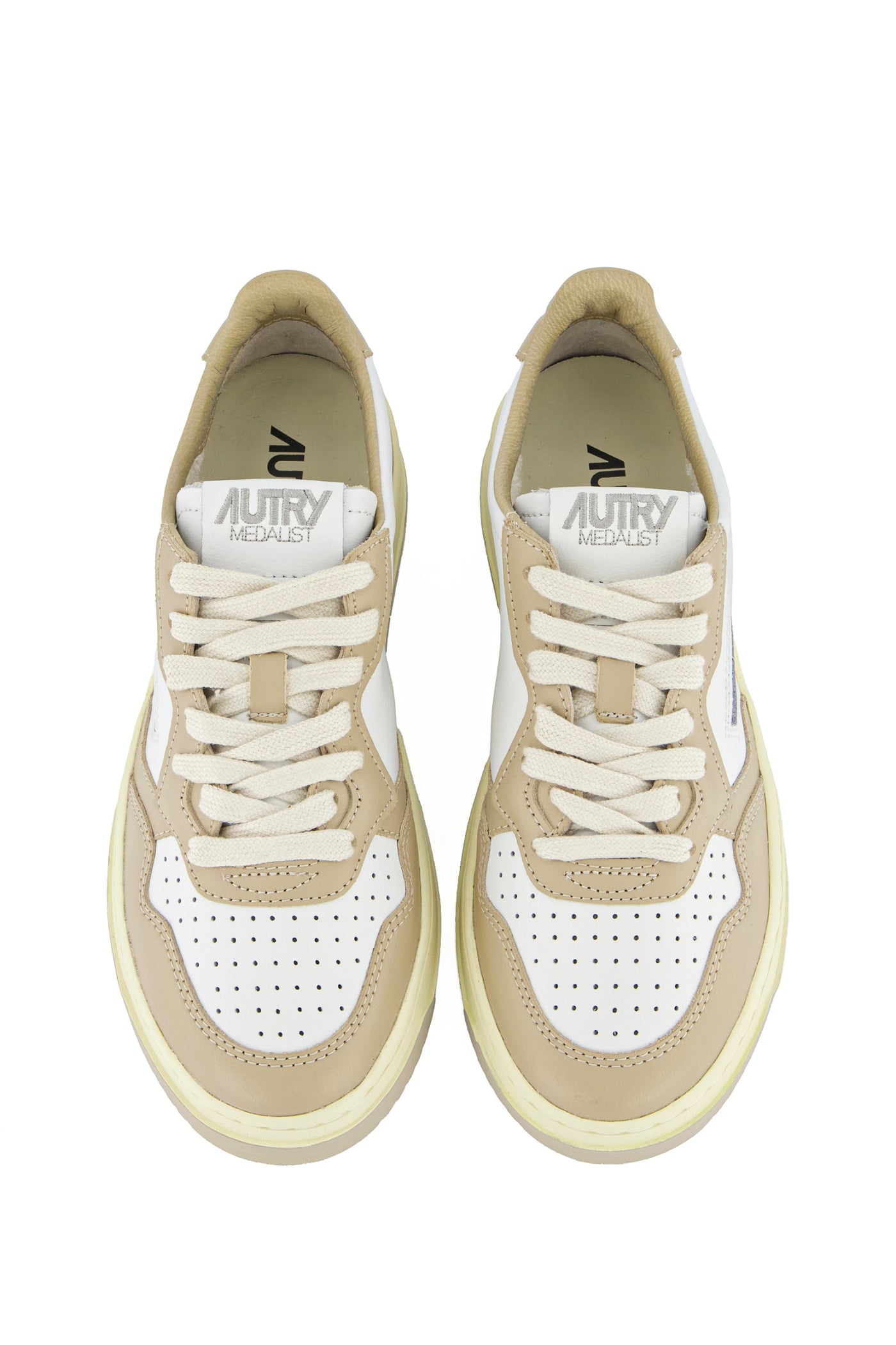 Medalist Low (Man) (White/Beige)