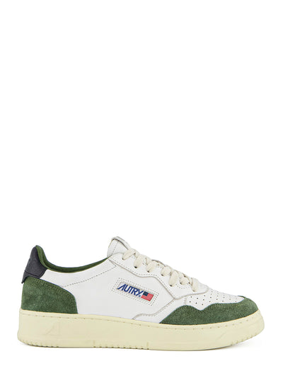 Medalist Low (Man) (White/Military Green/Black Suede)