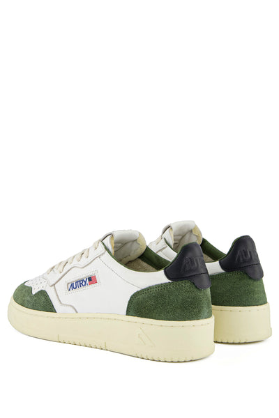 Medalist Low (Man) (White/Military Green/Black Suede)