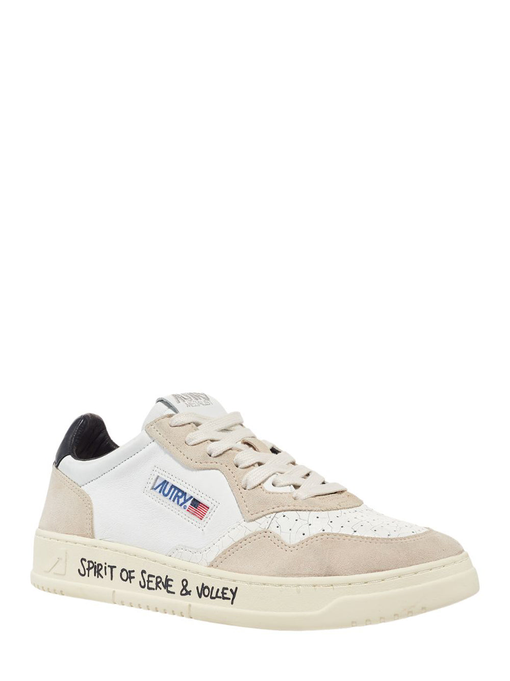 Medalist Low Sneakers In Suede And Leather Color (White And Black) (Women)