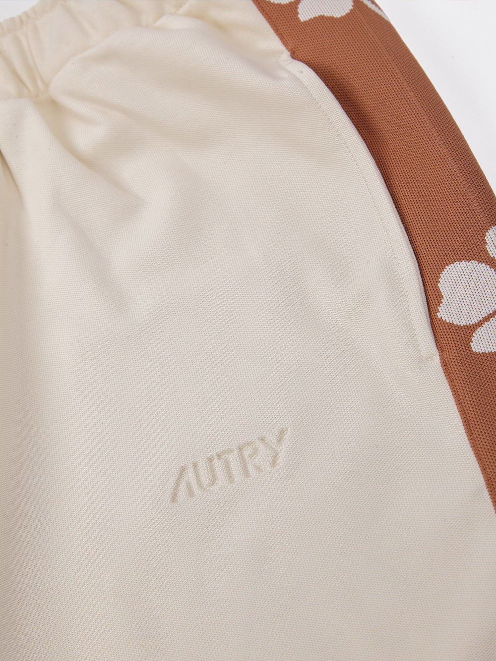 AUTRY  Technical Jersey Jogger Pants (White Vintage)