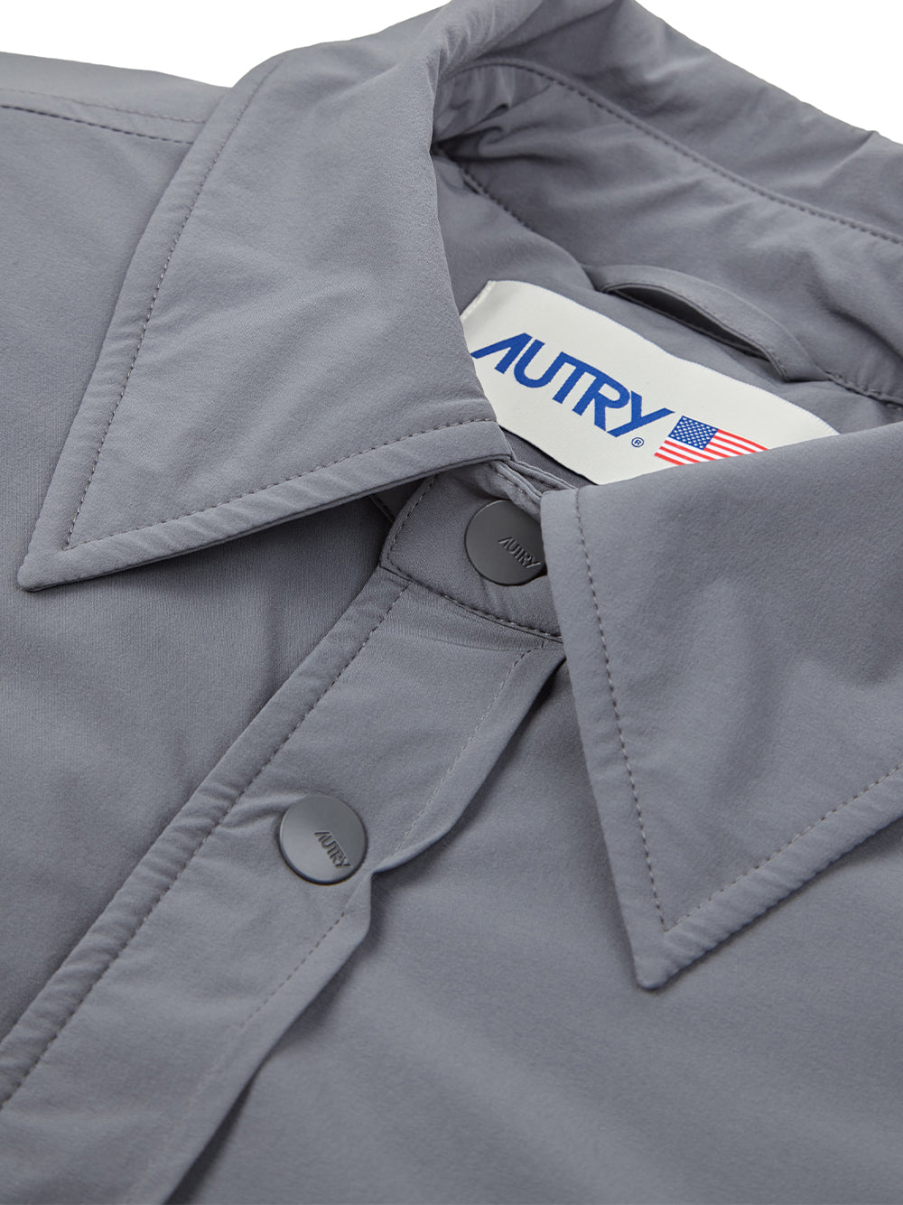 Unisex Shirt Jacket (Gray Padded)