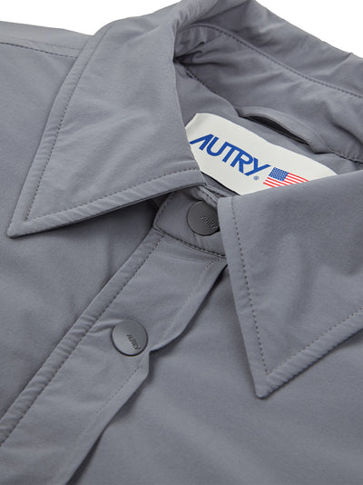 Unisex Shirt Jacket (Gray Padded)