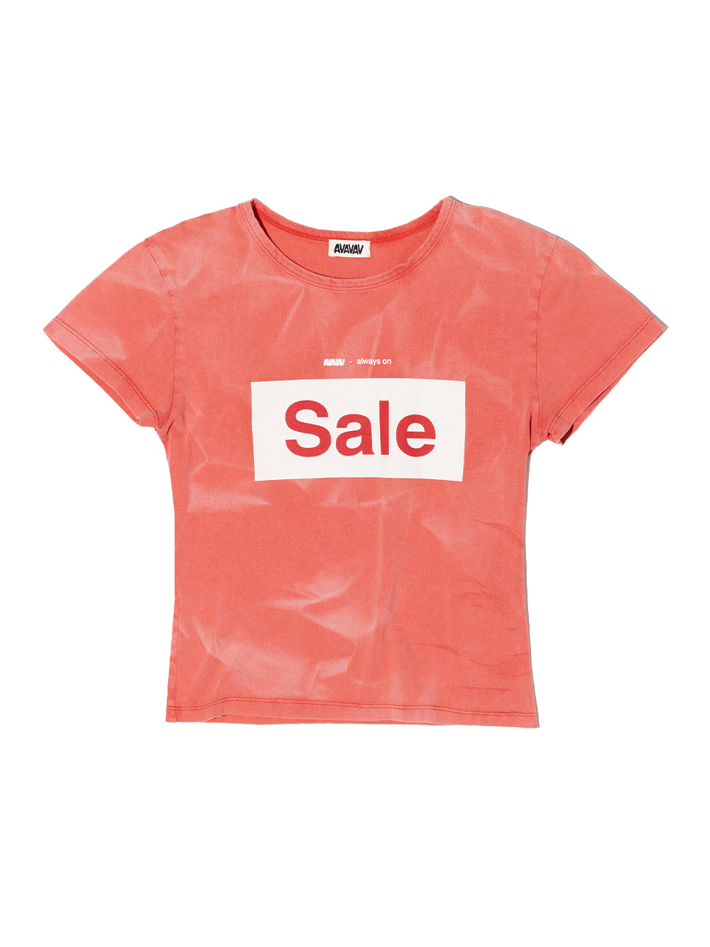 Printed Baby Tee (Red)