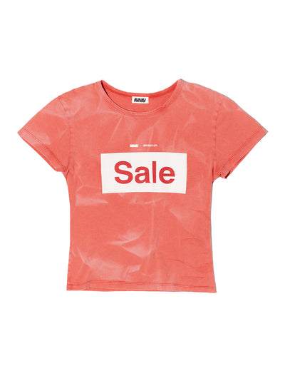 Printed Baby Tee (Red)